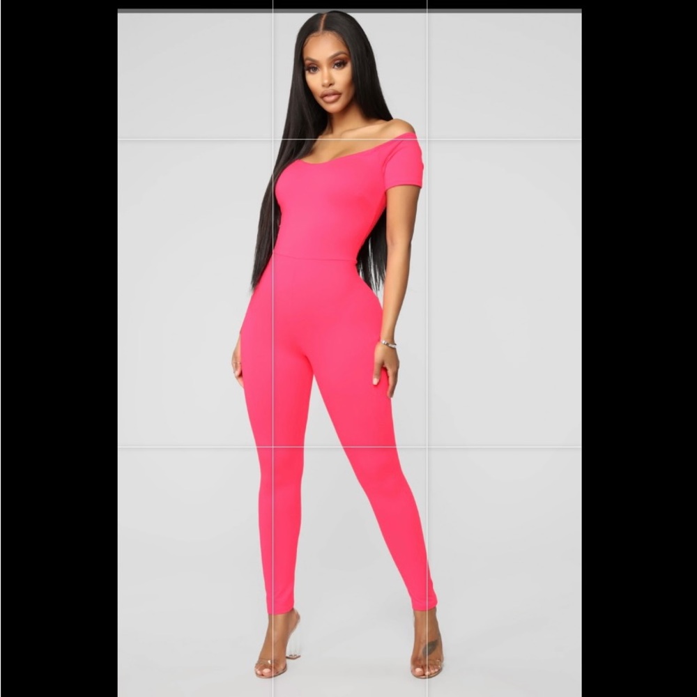 NWT fashion nova romper jumpsuit- L